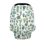 Wanyint Cactus Print Baby Car Seat Cover for Boys Girls,Infant Car Seat Covers Canopy,Breathable Breastfeeding Scarf Nursing Cover Carseat Canopy for Babies