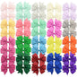 40PCS 3 Inch Hair Bows for Girls Grosgrain Ribbon Toddler Hair Accessories with Alligator Clip Bow for Toddler Girls Baby Kids Teens In Pairs
