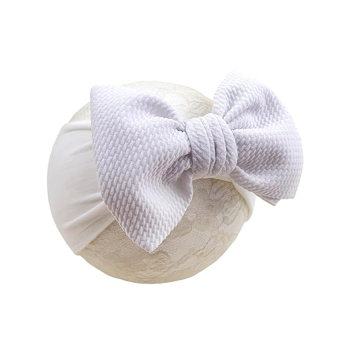 Baby Girl Headbands Nylon Bow Hair Accessories for Newborn Infants Toddlers (Y06, FZ)