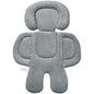 Innokids Infant Car Seat Insert for Newborn, 2 in 1 Reversible Soft Padded Baby Head and Body Support for Stroller, Carseat, Swing (Beige/Gray)