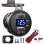 Nilight USB Socket PD Type C and QC 3.0 USB Fast 12V 24V Car Outlet Voltmeter ON OFF Switch Fused Wire Kit Dual Power for Cars Trucks Vans RVs