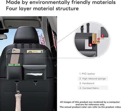 car storage bag, back storage,tissue box, rear seat storage, cup holder
