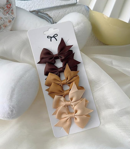 Baby Hair Clips for Girls 50PCS - 2" Girls Fully Lined Bows Hair Pins Tiny Hair Bows Alligator Clips for Baby Girls Infants Toddlers in Pairs