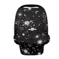 Biyejit Galaxy Planets Multi-use Baby Car Seat Cover, Breathable Nursing Cover, High Stretchy Infant Carseat Canopy, Stroller Cover, Car Seat Covers for Baies, Boys & Girls