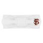 Creative Knitwear Florida State Seminoles Infant Girls White Solid Hair Knot Headband Embroidered Logo - Size Newborn - 4T