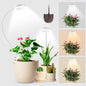 Wolezek 2 in 1 Grow Lights for Indoor Plants, 3 Colors Plant Lights for Indoor Growing with 360° Gooseneck, 48 LEDs Full Spectrum Plant Grow Lights Indoor, 6/12/16H Timer, 5 Brightness, White 2 Pack