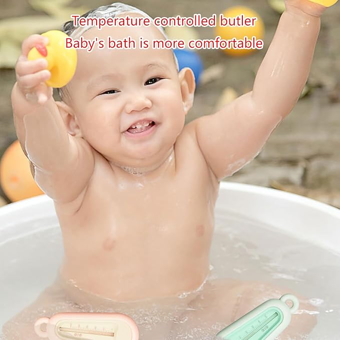 Water Temperature Meter Bath Bathtub Thermometer for Infant Toddlers Baby Care Accessories ABS Temp Test Sensor Temperature Meter 0-50℃ Baby Care Accessories, grass green