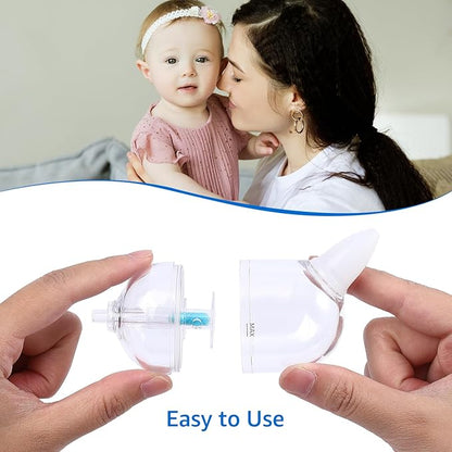 GROWNSY 120 PCS Premium Nasal Aspirator Hygiene Filters for NoseFrida/NozeBot/NeilMed/Molucky/Mr. Pen Nasal Aspirator and Other Similar Nose Sucker