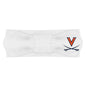 Creative Knitwear Virginia Cavaliers Infant Girls White Striped Hair Knot Headband Embroidered Logo - Size Newborn - 4T