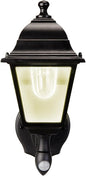 Maxsa 43319-RS Battery-Powered Motion-Activated Outdoor Wall Sconce, 3000K (Warm White), Black