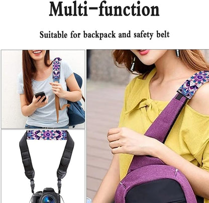 Hippie Lotus Seat Belt Cover Seatbelt Shoulder Pad Soft Comfort Seat Belt Shoulder Strap Cover Seat Belt Cushion for Kids Soft Auto Seat Belt Cover Seatbelt Shoulder Pad Cushions