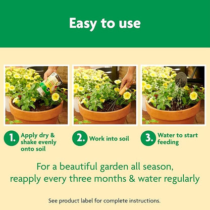 Miracle-Gro Shake 'N Feed All Purpose Plant Food, For In-Ground and Container Plants, Feeds for up to 3 Months, 1 lb.