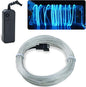 lychee 9ft EL Wire Lights Neon Glowing Strobing Electroluminescent Light El Wire w/Battery Pack for Parties, Halloween Decoration (Ice Blue)