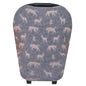 Copper Pearl Multi-Use Cover: Car Seat Covers, Nursing Cover, and Stroller Cover for Sun - Stretchy Fabric, All-Season Use, Stylish Designs, Easy Access for Moms - Timber