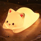 LOVERUIS Cute Night Light for Kids Cat Night-Light Baby Girl Squishy NightLight 1/3 Hour Timer Kitty Light Baby Dimmable Nursery Lamp Colorful Nightlight Gift for Kid Toddler Kawaii Bedroom (Kiki)