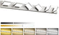PRESDE 6-Light LED BathroomVanity Light Brushed Nickel Bathroom Light Fixtures Over Mirror Modern Bath Wall Lighting Dimmable 5CCT