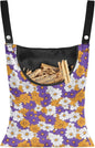 2 Pcs Clothes Pin Hanging Bag, Hippie Flower Multi-Functional Clothespin Bag