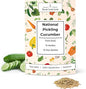 Woods Creek Seeds: National Pickling Cucumber Seeds for Planting - Over 90 Heirloom Cucumber Seed Pack - Non-GMO Pickling Cucumbers for Planting Indoors or Outdoors