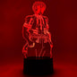 Otaku Lamps Demon Slayer - Akaza Anime Night Light, 16 Color RGB LED – Gift for Otaku