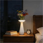 Flower Vase Lamp, Cordless Touch Control Bedside Lamp, Modern Floral Table Lamp for Bedroom Living Room,Gift for Mom, Wife, Grandma,Decorative Nightstand Lamp for Bedroom Decor