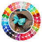 CÉLLOT 30Pcs Big 6 Inch Hair Bows for Girls Grosgrain Ribbon Bow Toddler Back to School Hair Accessories with Alligator Clips for Toddlers Schoolgirls Kids Teens