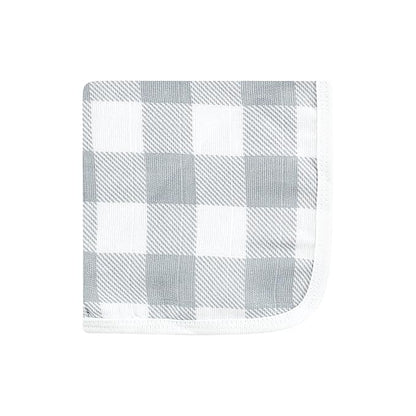 Hudson Baby Unisex Baby Cotton Muslin Washcloths, Woodland, One Size