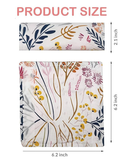 Baby Car Seat Neck Cover, Car Seat Strap Cover, Seat Belt Cushions Pads, Shoulder Strap Protectors, Reversible Pram Harness Covers in Minky Floral, Baby Neck Pad Protector