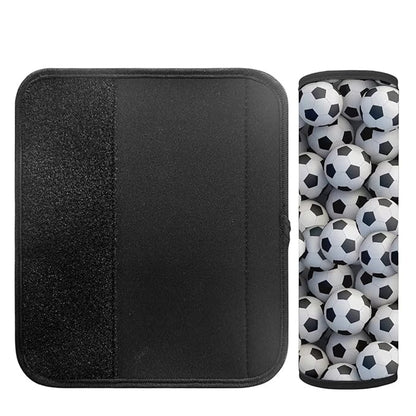 AFPANQZ Football Pattern Car Seat Belt Pads Covers Set for Kids Boys Soft Safety Seatbelt Pad Cushion Shoulder Stripe Padfor Children Car Seats Accessories Decor 2 Pieces Set