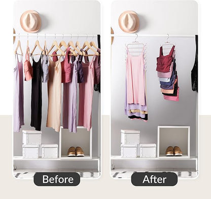 ZEDODIER Tank Top Hanger Space Saving, Bra Hangers