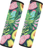 CHIFIGNO Green Avocado and Tropical Leaves Seat Belt Covers 2Pcs Car Seat Strap Pads Comfortable Car Seat Shoulder Protector Protect Your Neck and Shoulder