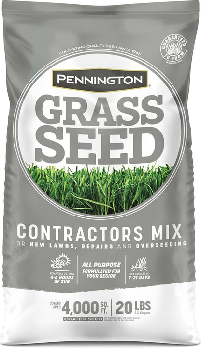 Pennington Contractors Grass Seed Mix Central 20 lb