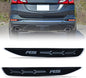 Nilight Rear Bumper Tail Light Compatible with 2017 2018 2019 2020 2021 2022 Chevy Equinox Smoke Lens LED Reflector Bumper Lamps Brake Turn Signal Sequential Flashing Driving Taillights Replacement