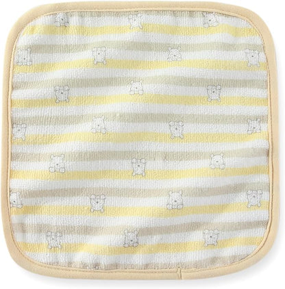 Disney Baby Winnie The Pooh Unisex Hooded Baby-Bath Towel with 3 Washcloths Set for Newborn and Infants
