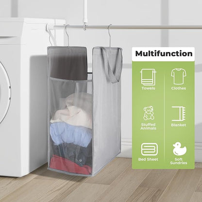 FENTEC Fentec Hanging Laundry Hamper, Hanging Laundry Basket, Slim Laundry