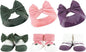 Hudson Baby Girl's Headband and Socks Giftset