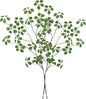 2PCS Faux Eucalyptus Stems with Leaf, 33.5" Fake Greenery Stems Artificial Plants Stems for Vase Filler Decoration, Faux Bendable Branches for Centerpieces Decor