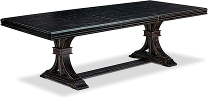 NET-SBB-TP - a Mid-Century Kitchen Table with Removable Rectangular Tabletop – Sand Blasting Black