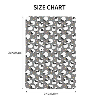 Cute Sheep Lambs Baby Car Seat Canopy Nursing Cover for Newborn Car Seat Breastfeeding Covers Blanket Newborn Shower Gift