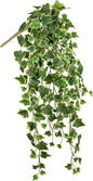 Hollyone Artificial Hanging Plants 35.4" Fake Ivy Vine Faux Ivy Leaves Fire and UV Resistant Hanging Plant Wall Greenery for House Room Patio Indoor Outdoor Home Shelf Office Wedding Decor