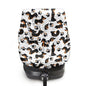 Car Seat Cover Baby Car Seat Sun Shade Cover with Dachshund Print, Toddler Car Seat Cover Replacement Heat Protector Fashion Toddler Car Seat Accessories