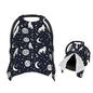 Wolf Star and Moon Baby Car Seat Canopy Nursing Cover for Newborn Car Seat Breastfeeding Covers Blanket Newborn Shower Gift