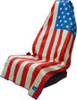 Sprints Athletic Running Towel, Full-Sized, Car Seat Cover - Performance Microfiber (American Flag)