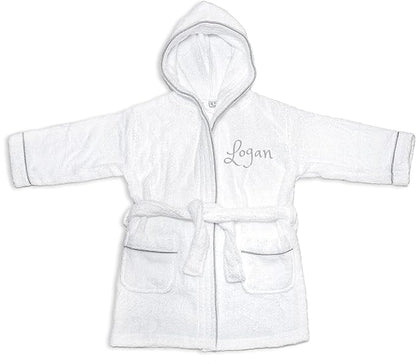 PERSONALIZED Baby Bathrobe -Toddler Bath robe Custom Monogram Embroidered Terry Robe