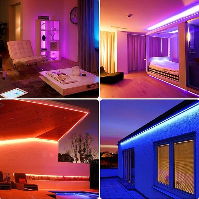 C03W RGB LED Controller, Tuya WiFi & 2.4G RF LED Dimmer for 4Pin SMD FCOB Strip, APP Control, Compatible with Alexa Google Home, Compatible with WR01RF RC03RFB RC04RFB RC05RFB Remote