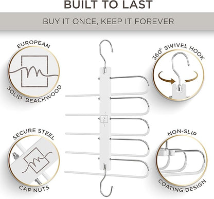 MORALVE Pants Hangers Space Saving