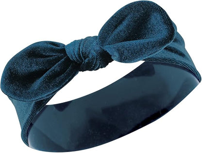Hudson Baby Cotton and Synthetic Headbands, Size 0-24 Months