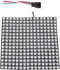 BTF-LIGHTING WS2812B ECO RGB Alloy Wires 5050SMD Individual Addressable 16X16 256 Pixels LED Matrix Flexible FPCB Full Color Works with WLED,SP802E,etc Controllers Image Video Text Display DC5V
