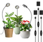 Grow Light for Indoor Plants, Full Spectrum Clip Plant Grow Lights, 7W LED Plant Growing Lamps with Auto On/Off Timer 4/8/12H, 4 Level Dimmable Brightness for Small Plant Light,3 Pack