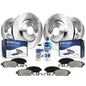 Detroit Axle - Brake Kit for 2007 2008 2009 2010 Ford Edge Lincoln MKX Disc Brake Rotors Ceramic Brake Pads Replacement: 12.60 i