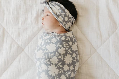 Copper Pearl Baby Bows: Stylish Headbands for Baby Girls, Premium Soft and Stretchy Baby Headbands, Perfect for Newborns, Trendy Designs - Lacie